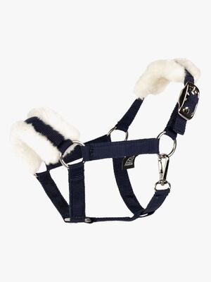 My Hobby Horse Halfter Lammfell, Marineblau