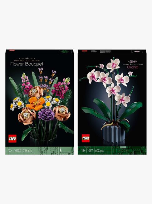 LEGO Icons Botanical Collection 10280 Blumenstrauß und 10311 Orchidee