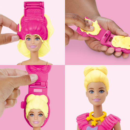 Play-Doh Barbie Knete mit Puppe Rüschen & Schleifen