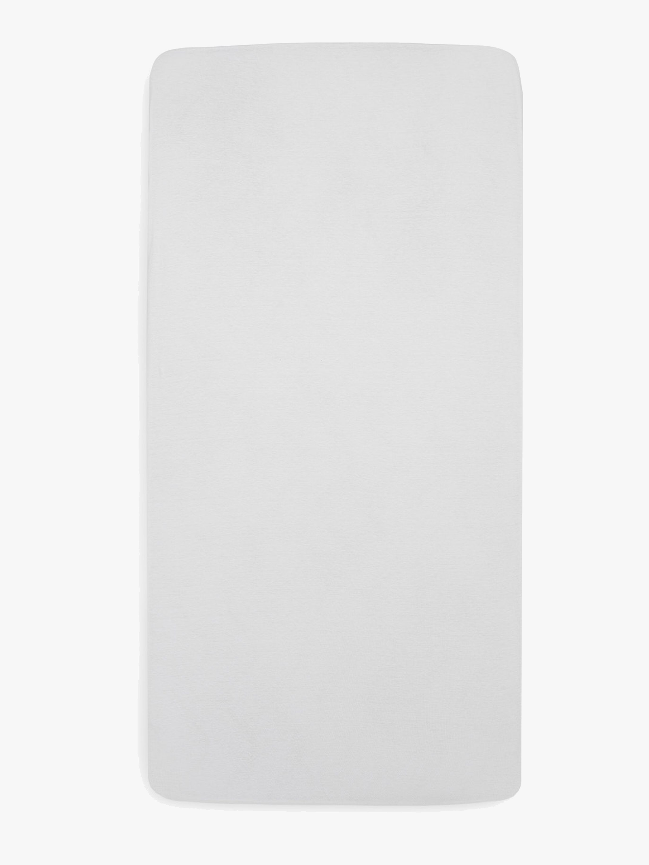 Jollein Spannbettlaken Baumwollstretch 60x120 cm, Weiß