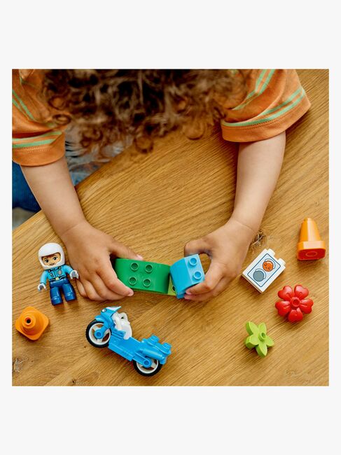 LEGO DUPLO Town 10471 Blaues Polizeimotorrad