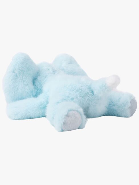 Teddykompaniet Plüschspielzeug Liegender Elefant 34 cm, Hellblau