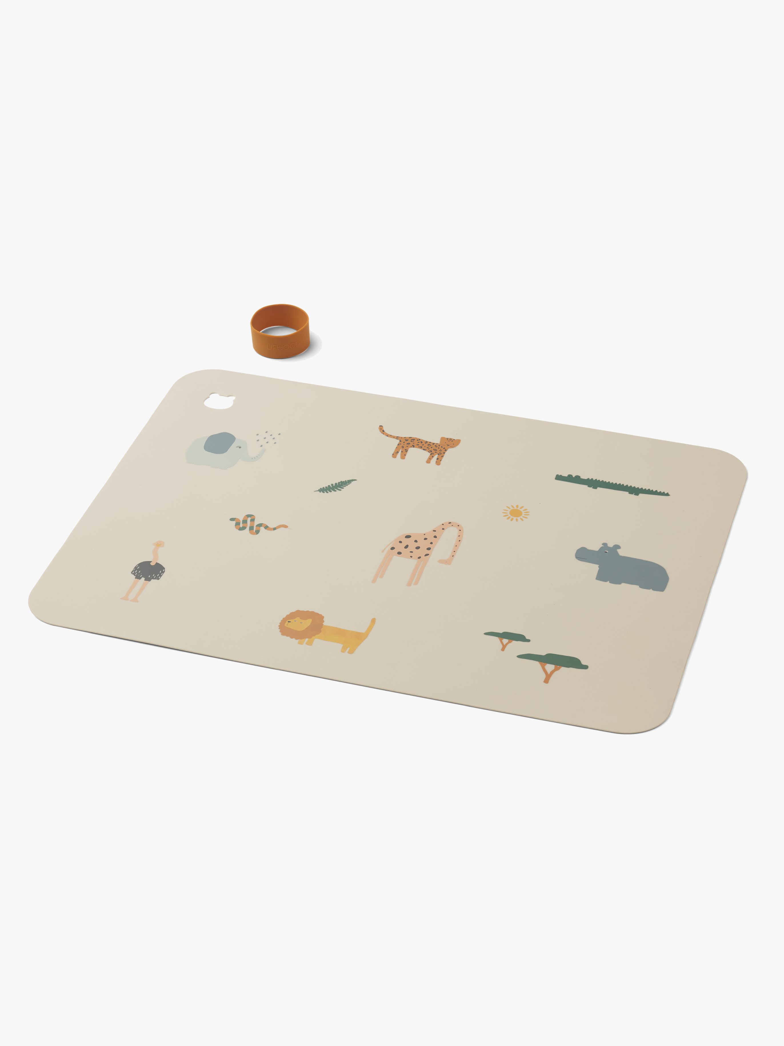 Jude Tischset mit Print, Safari / Sandy