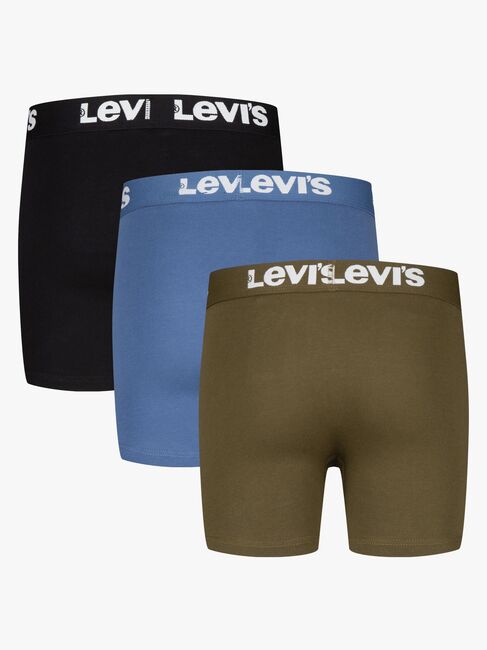 Levi's LHB Boxer Brief Unterhosen 3er-Pack, Black