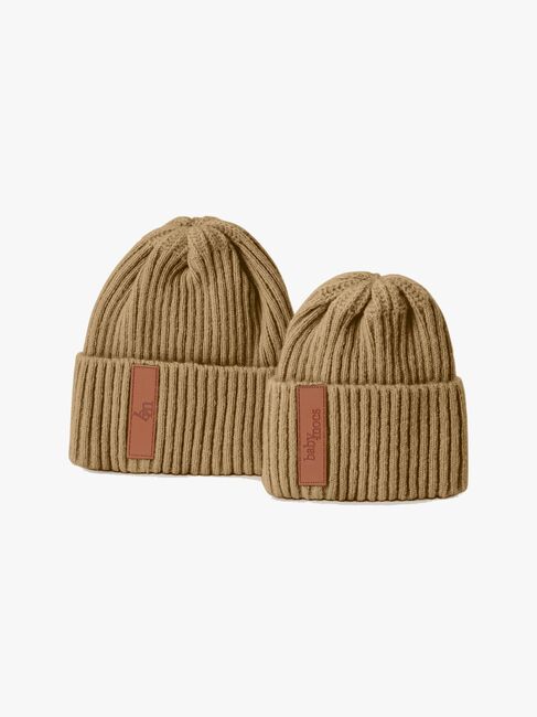 BabyMocs Strickmütze, Caramel