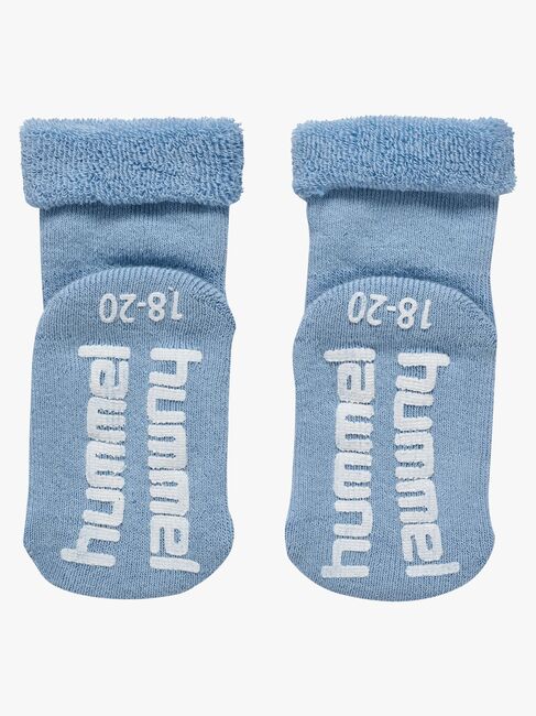 Hummel Mini Anti-Slip Socken 3er-Pack, Faded Denim