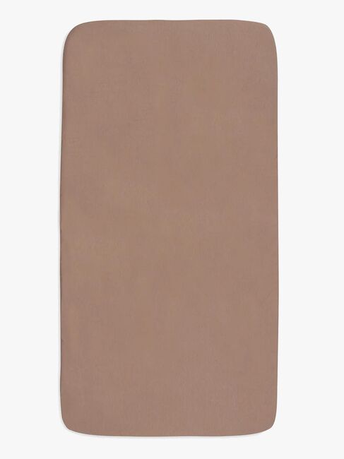 Jollein Spannbettlaken 60x120 2er-Pack, Milky Coffee/Ivory