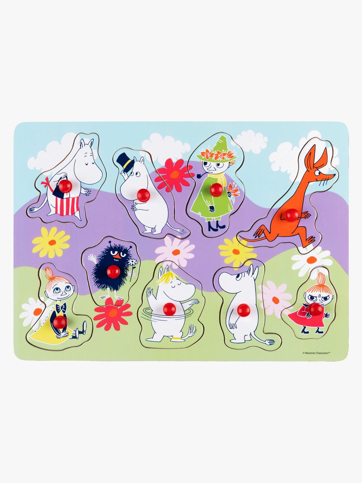 Mumin Knopfpuzzle Frühling 8 Teile