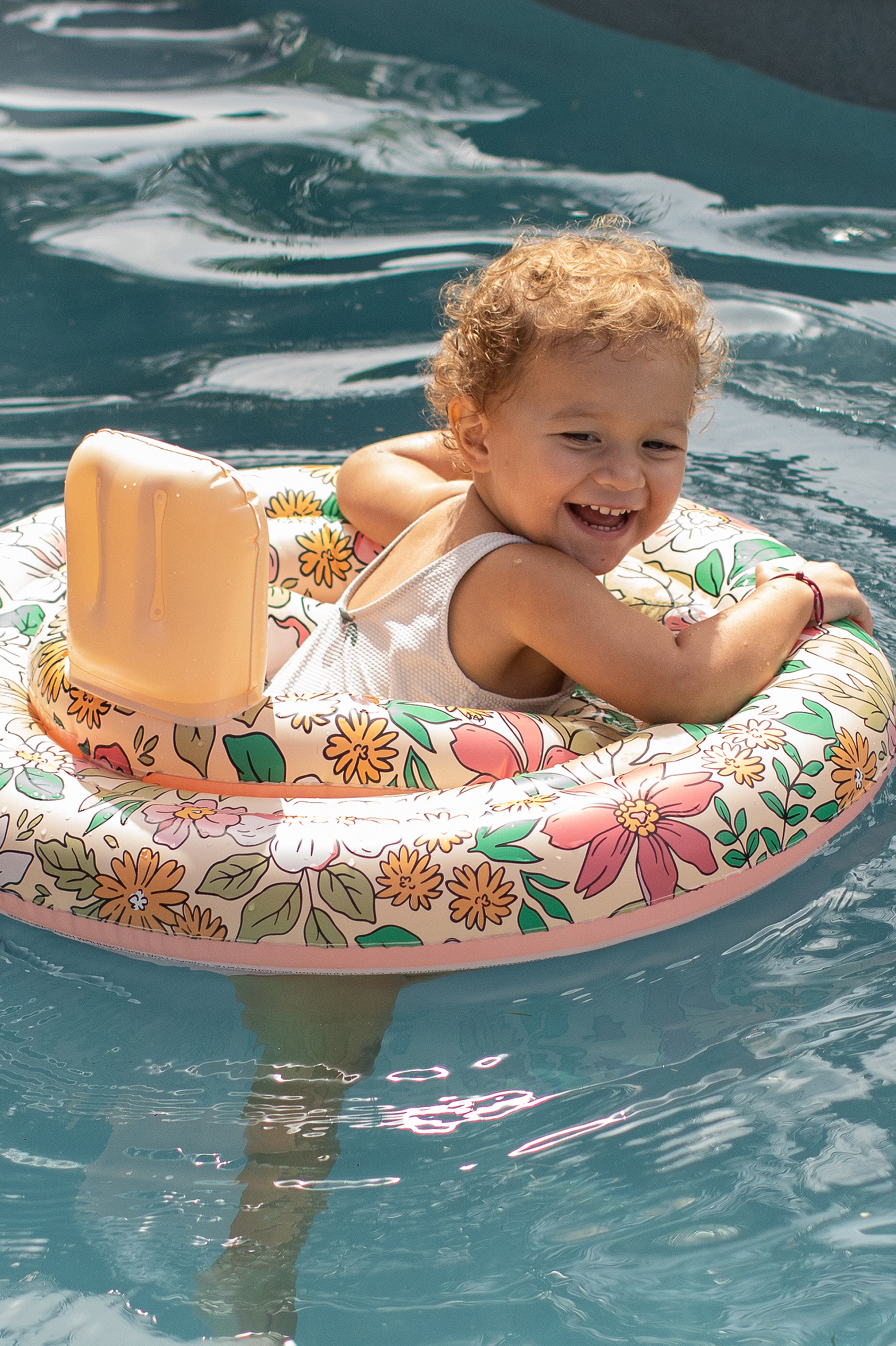 SwimEssentials Baby Schwimmring, Blossom