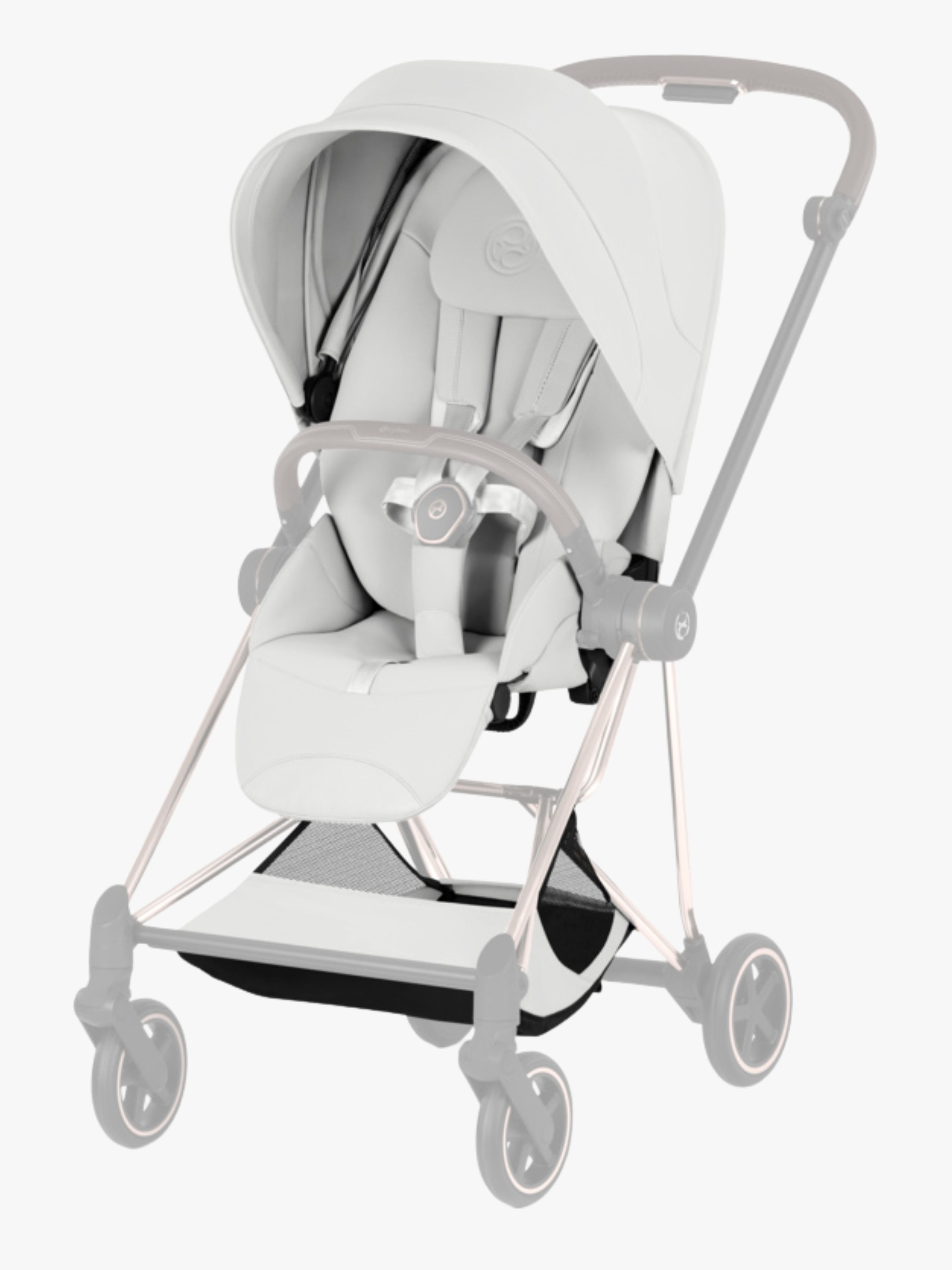 MIOS Style Farbiger Textilbezug, Off White