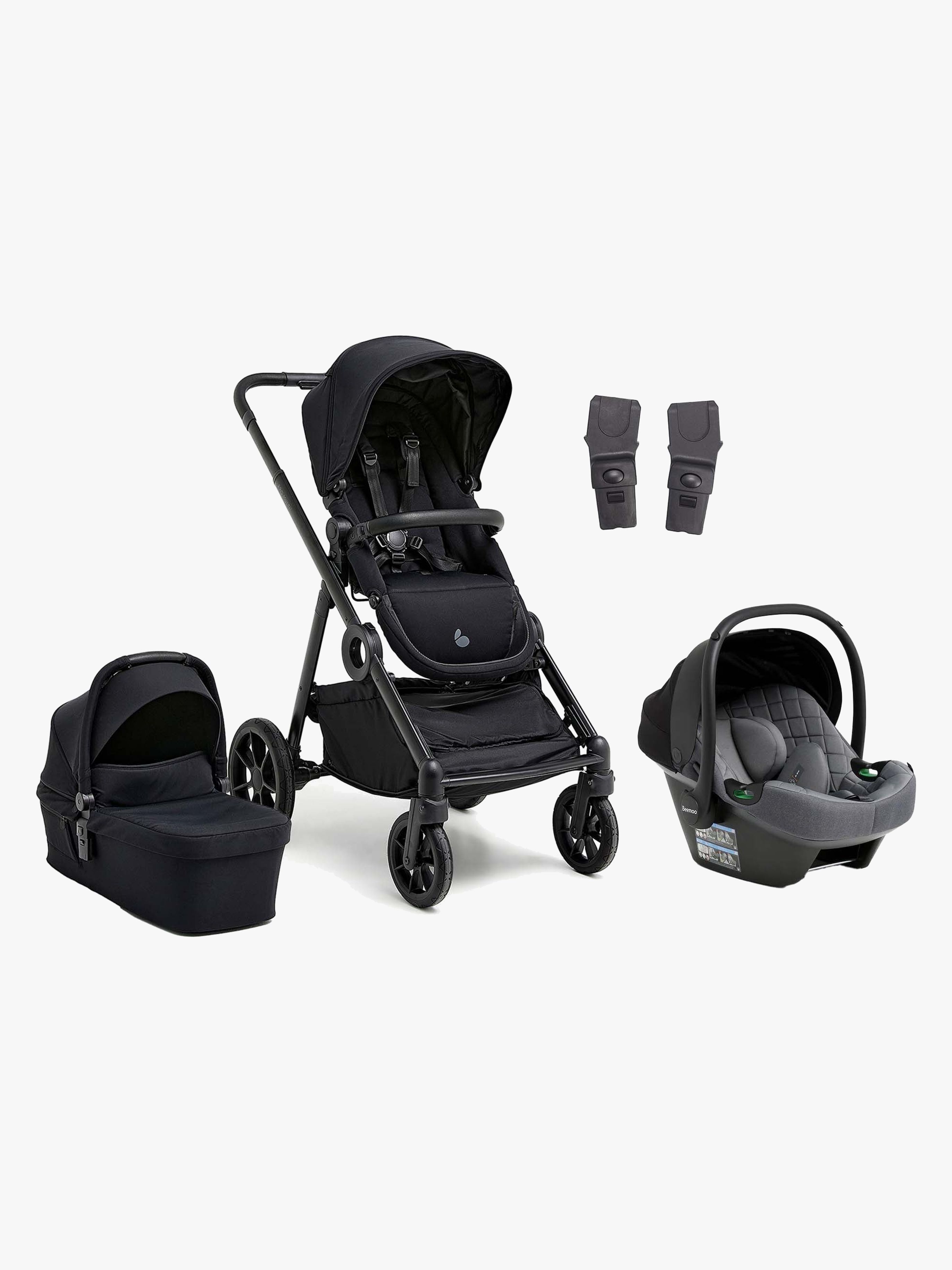 Beemoo Pro Multi 2 Kombiwagen inkl. Route i-Size Babyschale, Coffee Black/Mineral Grey