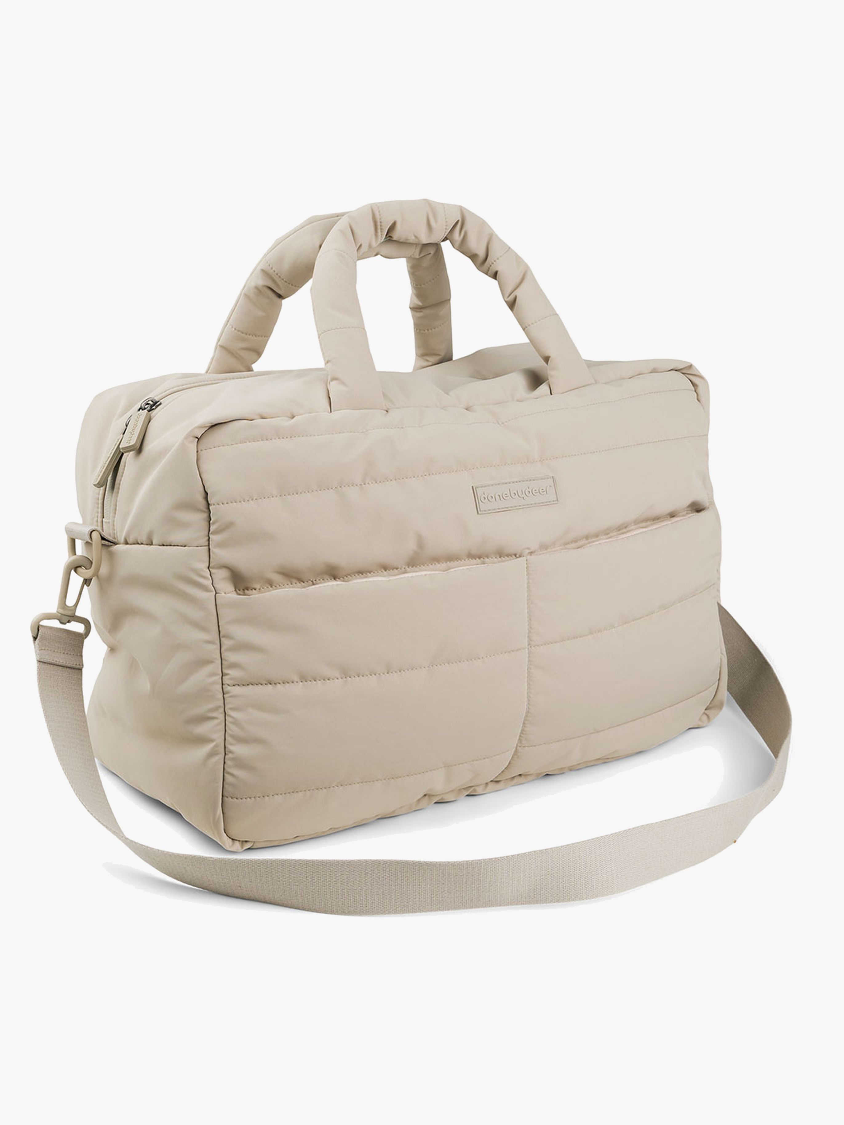 Done By Deer Gesteppte Wickeltasche, Sand