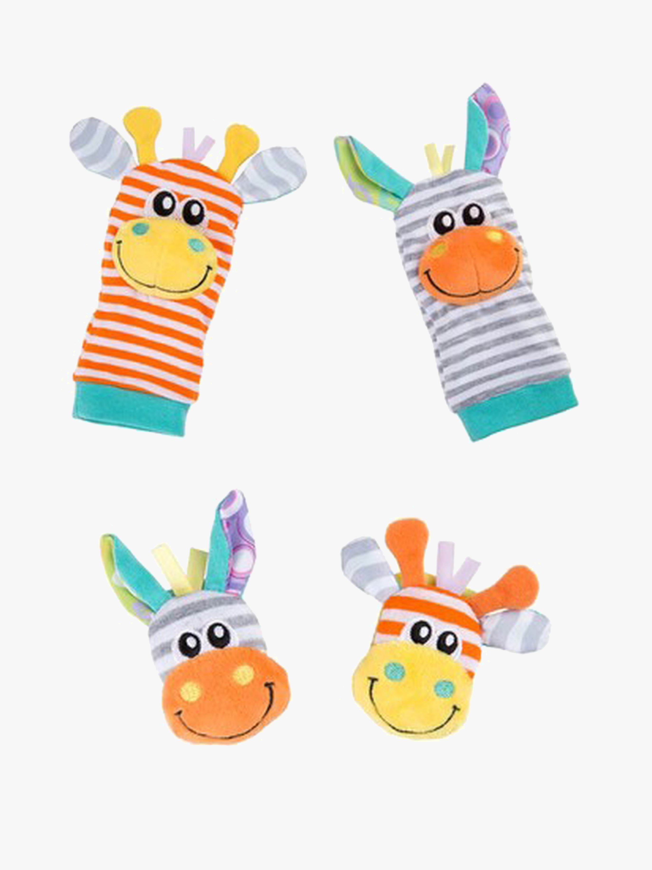 PlayGro Wrist Rattle &  Foot Finder Aktivitätsspielzeug, Babyspielzeug