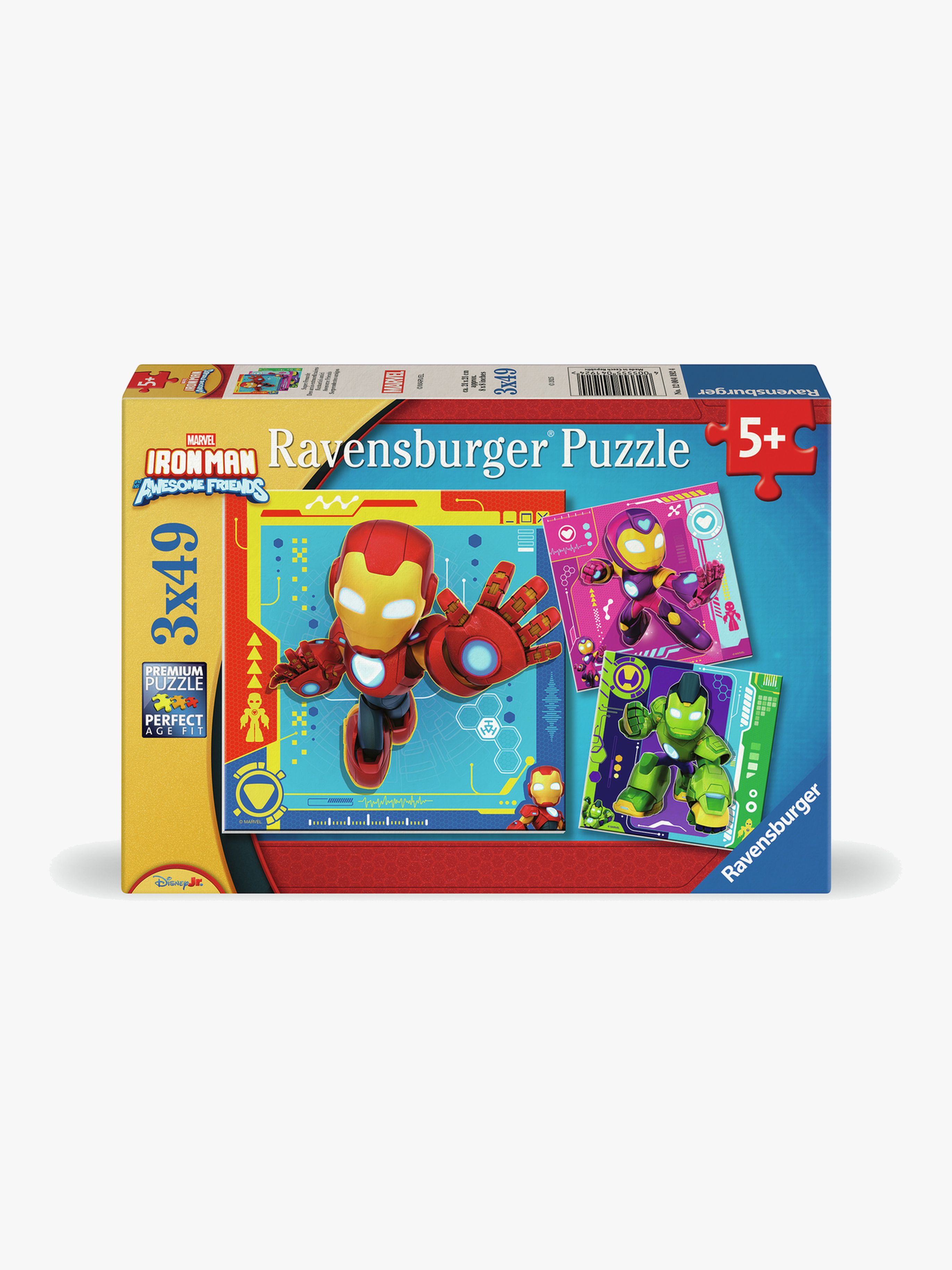 Ravensburger Iron Man &  His Awesome Friends Puzzles 3x49 Teile