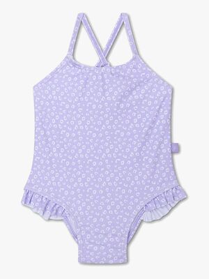 Swim Essentials Badeanzug, Lila Leopard