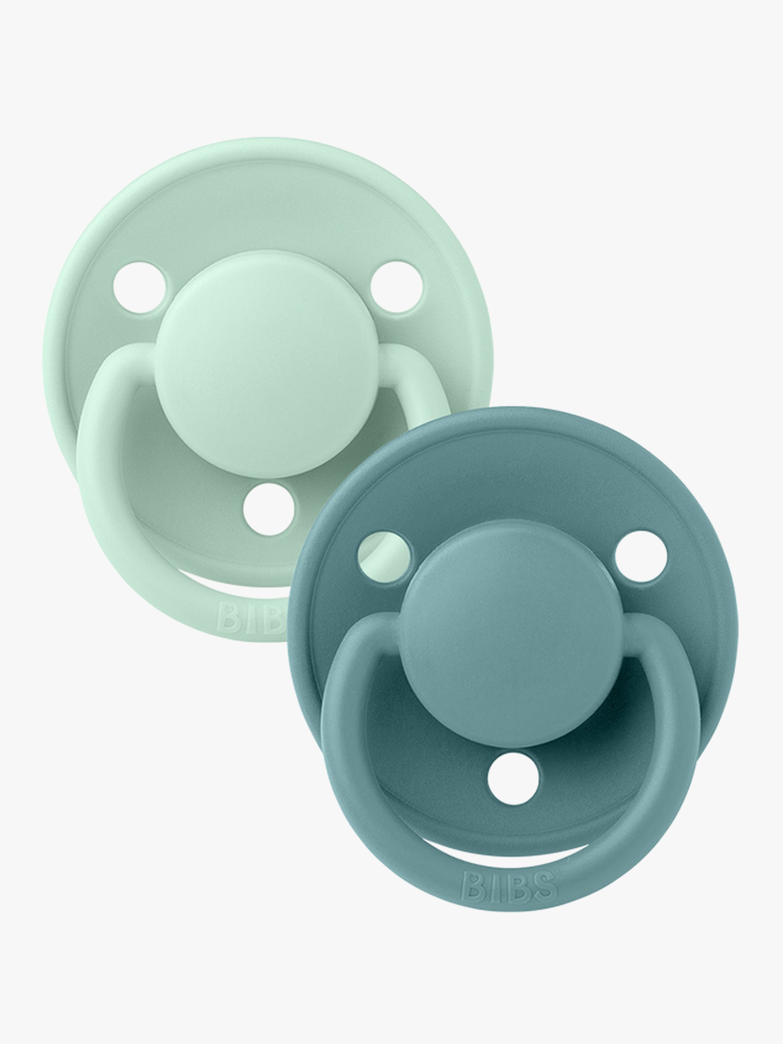 BIBS Schnuller De Lux 2er-Pack Silicone, Nordic Mint/Island Sea