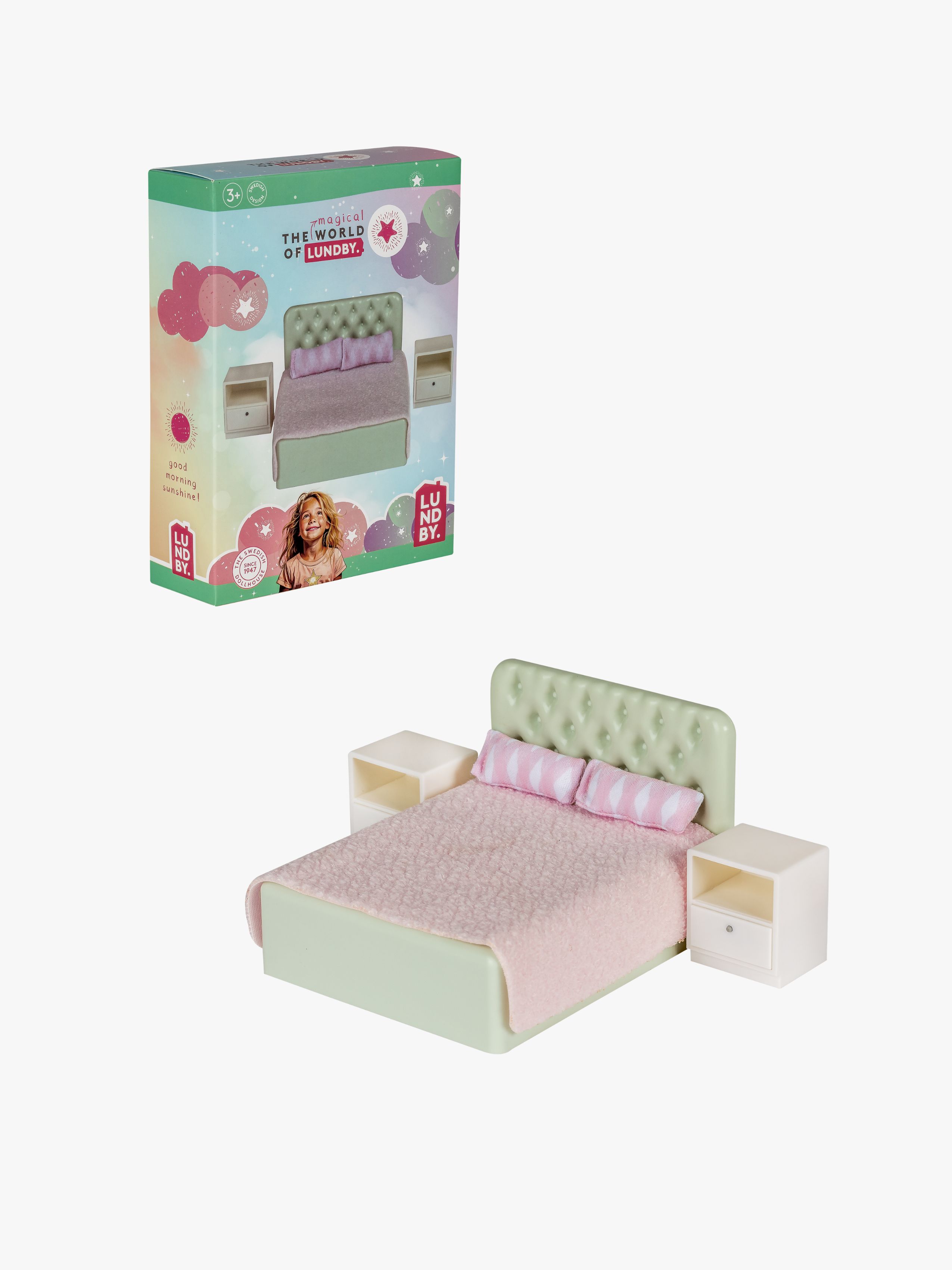 Lundby Puppenhauszubehör Schlafzimmer Basic