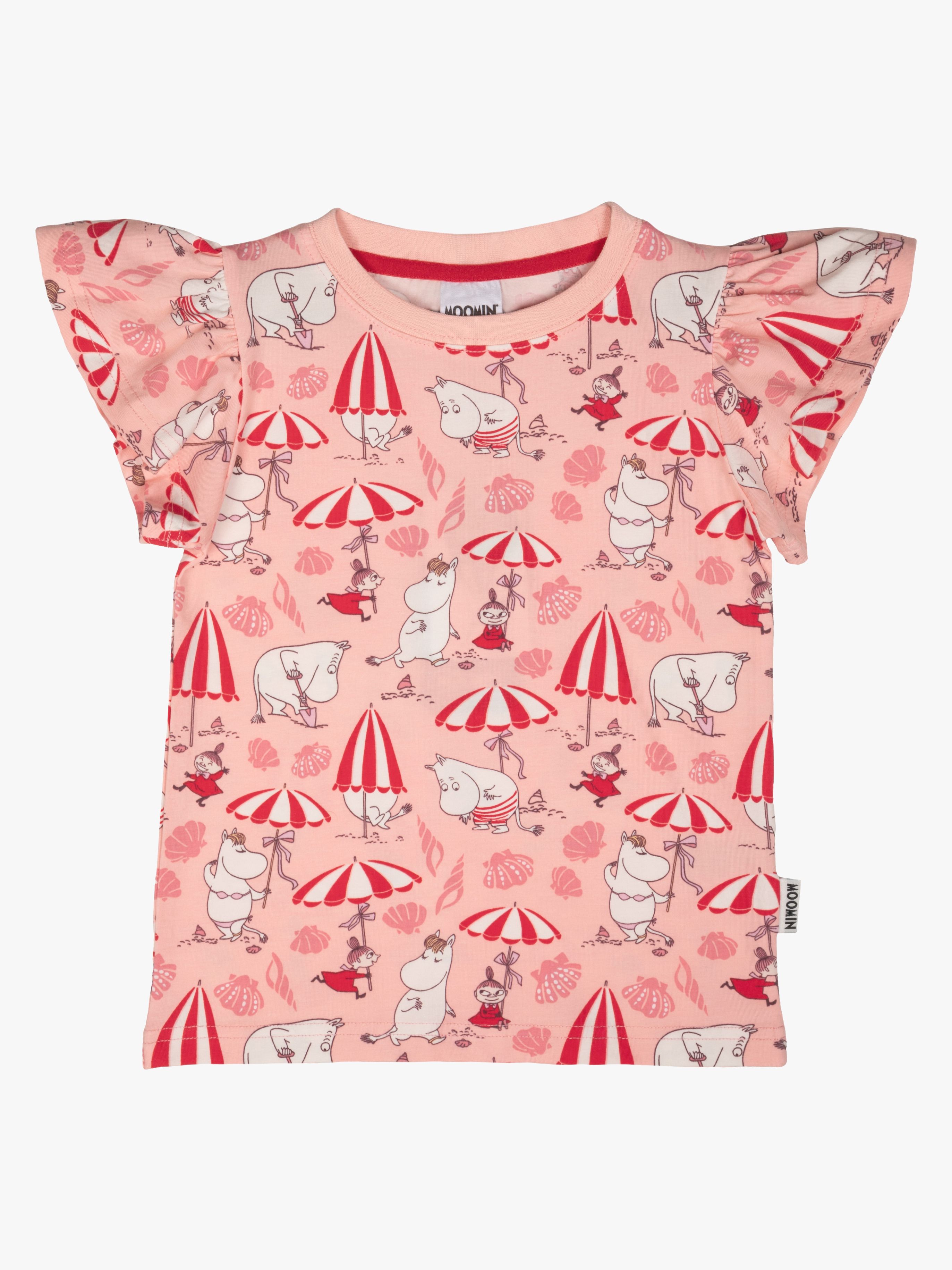 Mumin by Martinex Muschelstrand T-Shirt, Korallfarben, 98