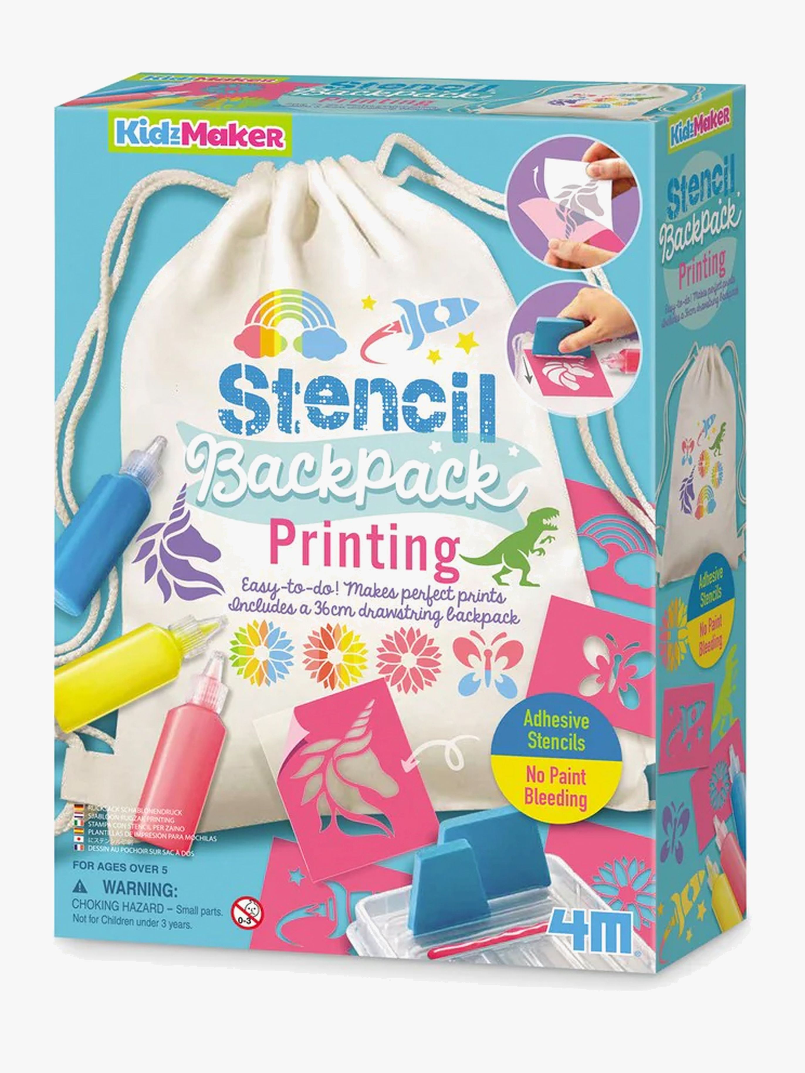 KidzMaker DIY-Set Schablonendruck Turnbeutel