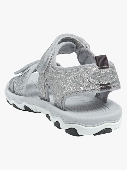 Hummel Glitter Jr Sandalen, Silver