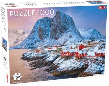 Tactic Puzzle Hamnoy Fishing Village 1000 Teile