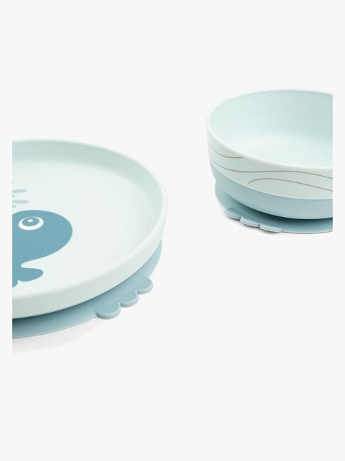 Done By Deer Foodie Geschirr-Set Wally, Blue