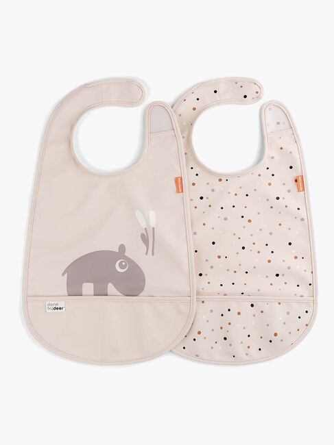 Done By Deer Ozzo 2er-Pack Lätzchen, Powder