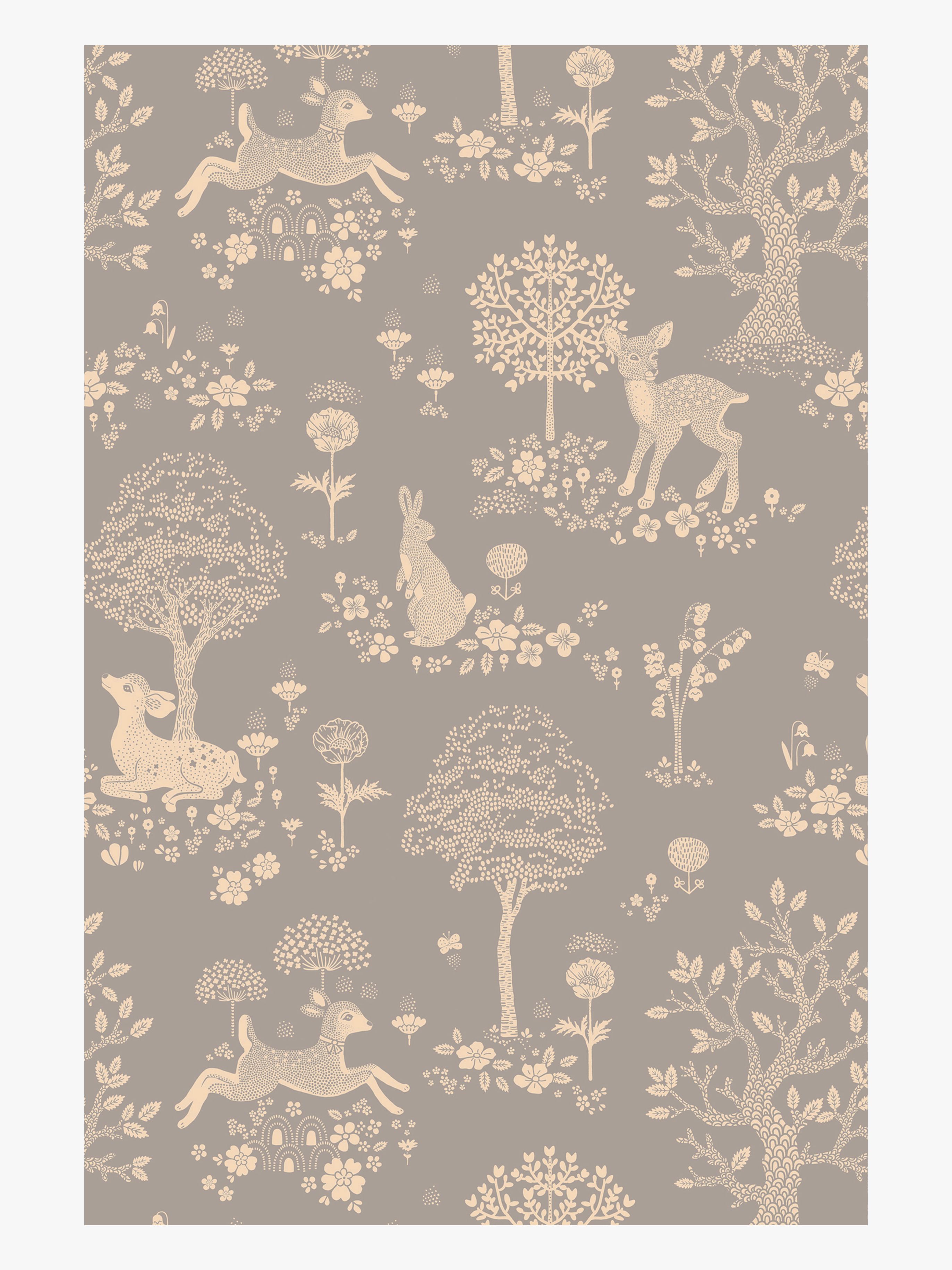 Tapete Kinderzimmer, Summer Fields, Dusty Blue, Kindertapete