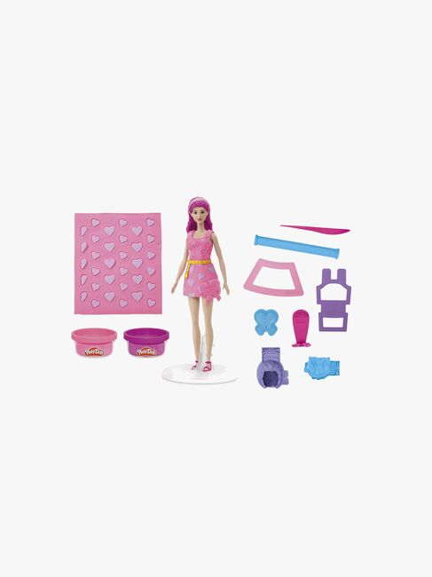 Play-Doh Barbie Knete mit Puppe Herz & Haar