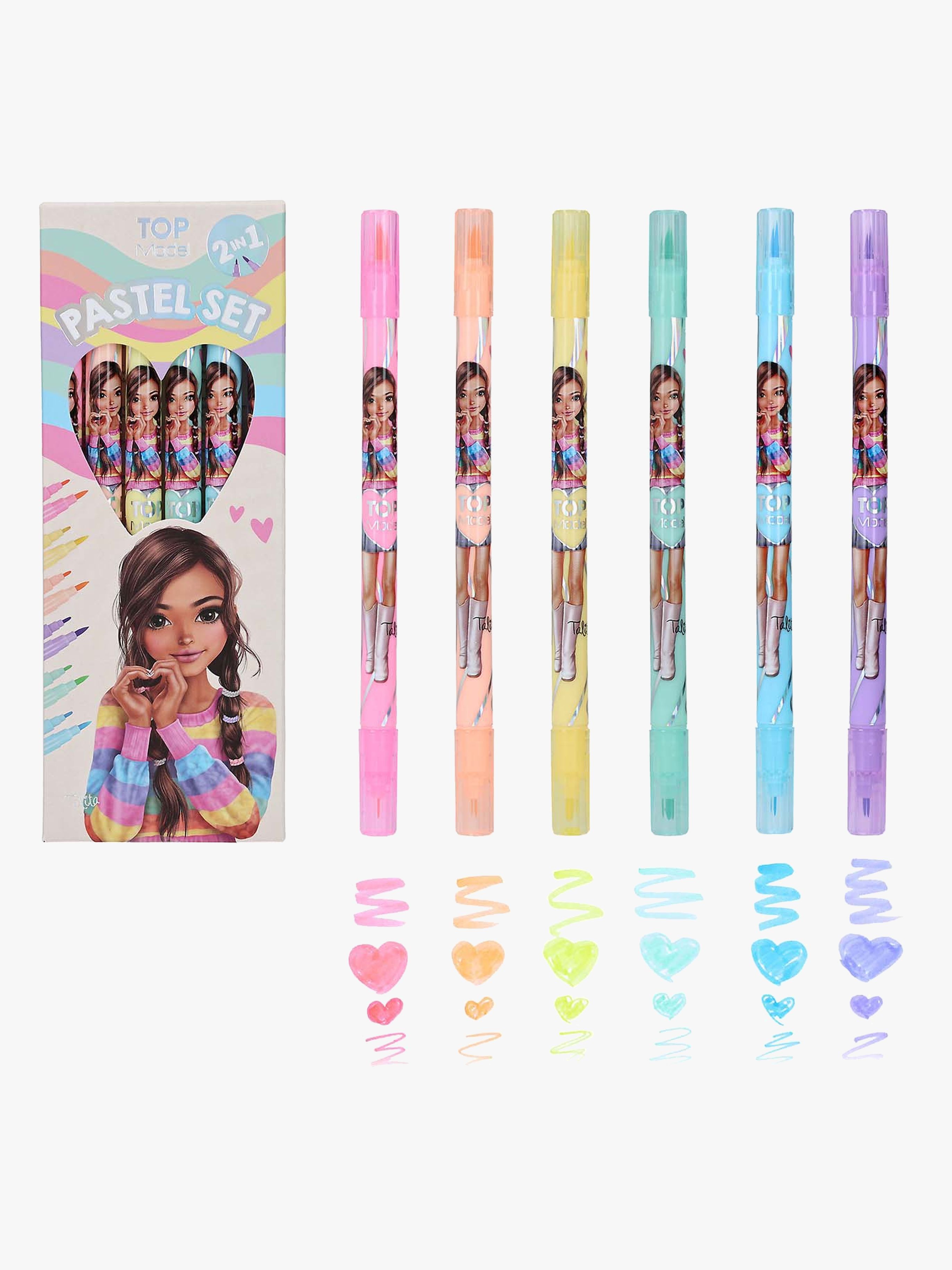 TOPModel Filzstifte Pastell 6er-Pack
