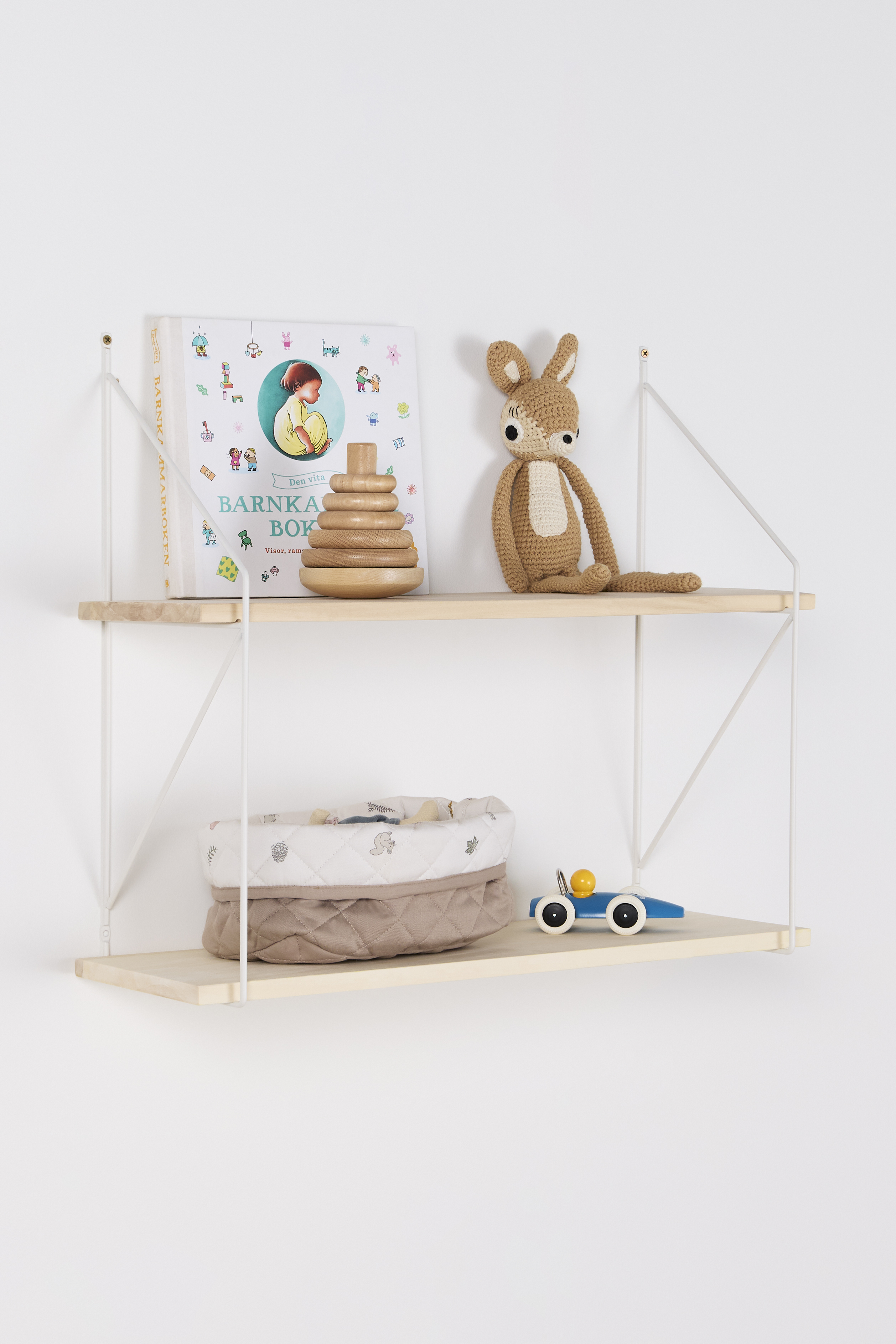 Alice &  Fox Wall Shelf EDEN, White/Nature