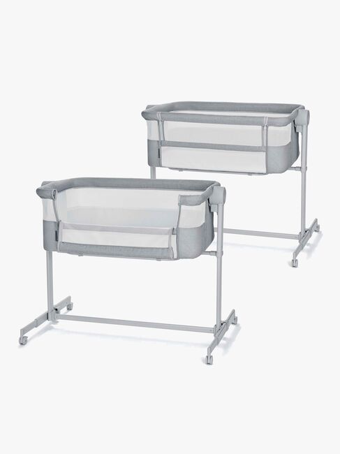 Kinderkraft Nestee Up 2 Beistellbett, Full Light Grey