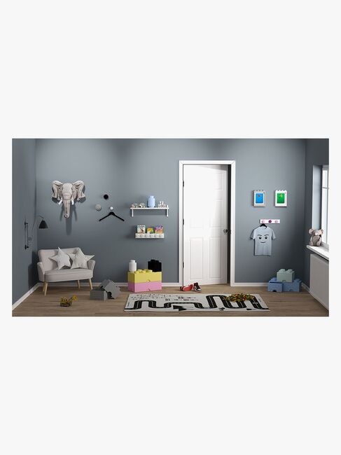 LEGO Wandhaken 3er-Pack, Grau/Schwarz/Weiß