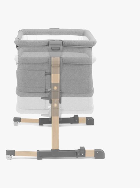 Kinderkraft NESTE GROW Beistellbett, Hellgrau