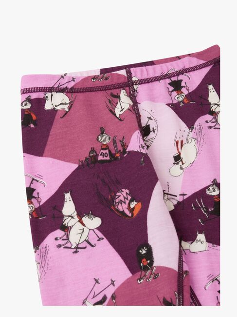 Reima Mumin Trivsam Thermounterwäsche Wollmischung, Rose Pink