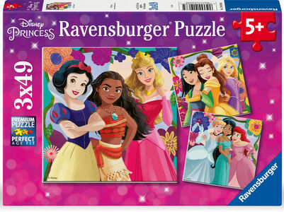 Ravensburger Disney Prinzessinnen Puzzles 3x49 Teile