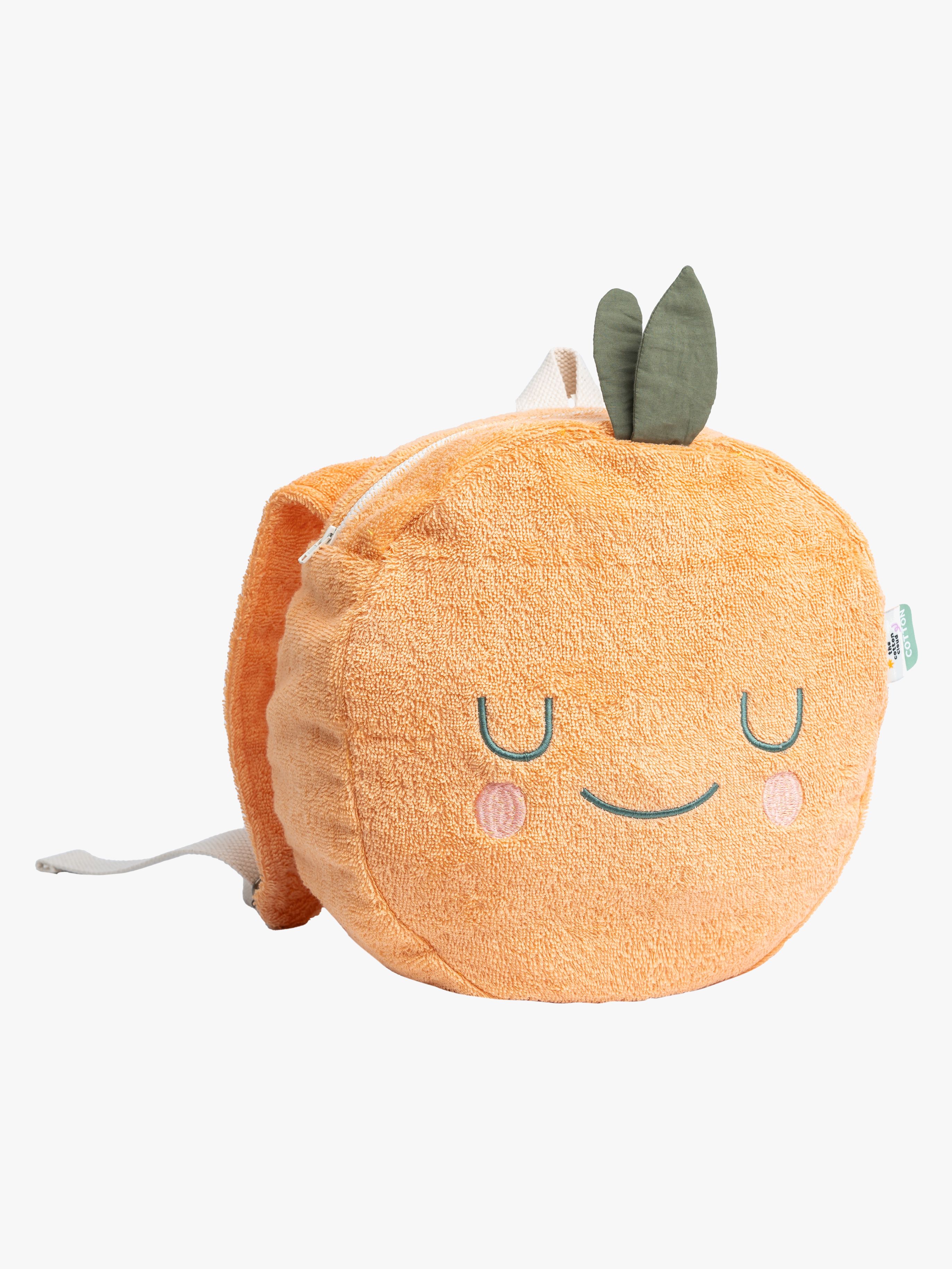 The Cotton Cloud Kinder Rucksack Frottee, Mandy Mandarin