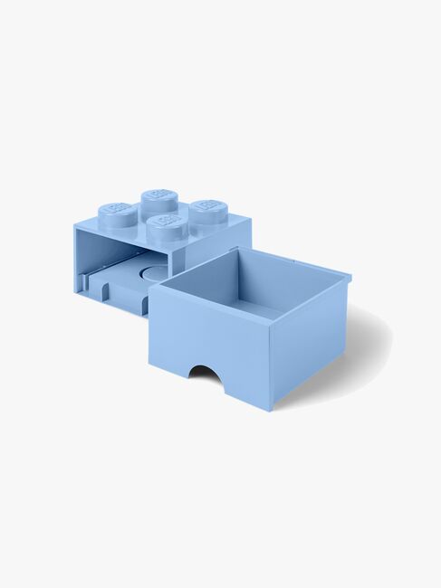 LEGO Aufbewahrungsbox mit Schublade 4, Hellblau