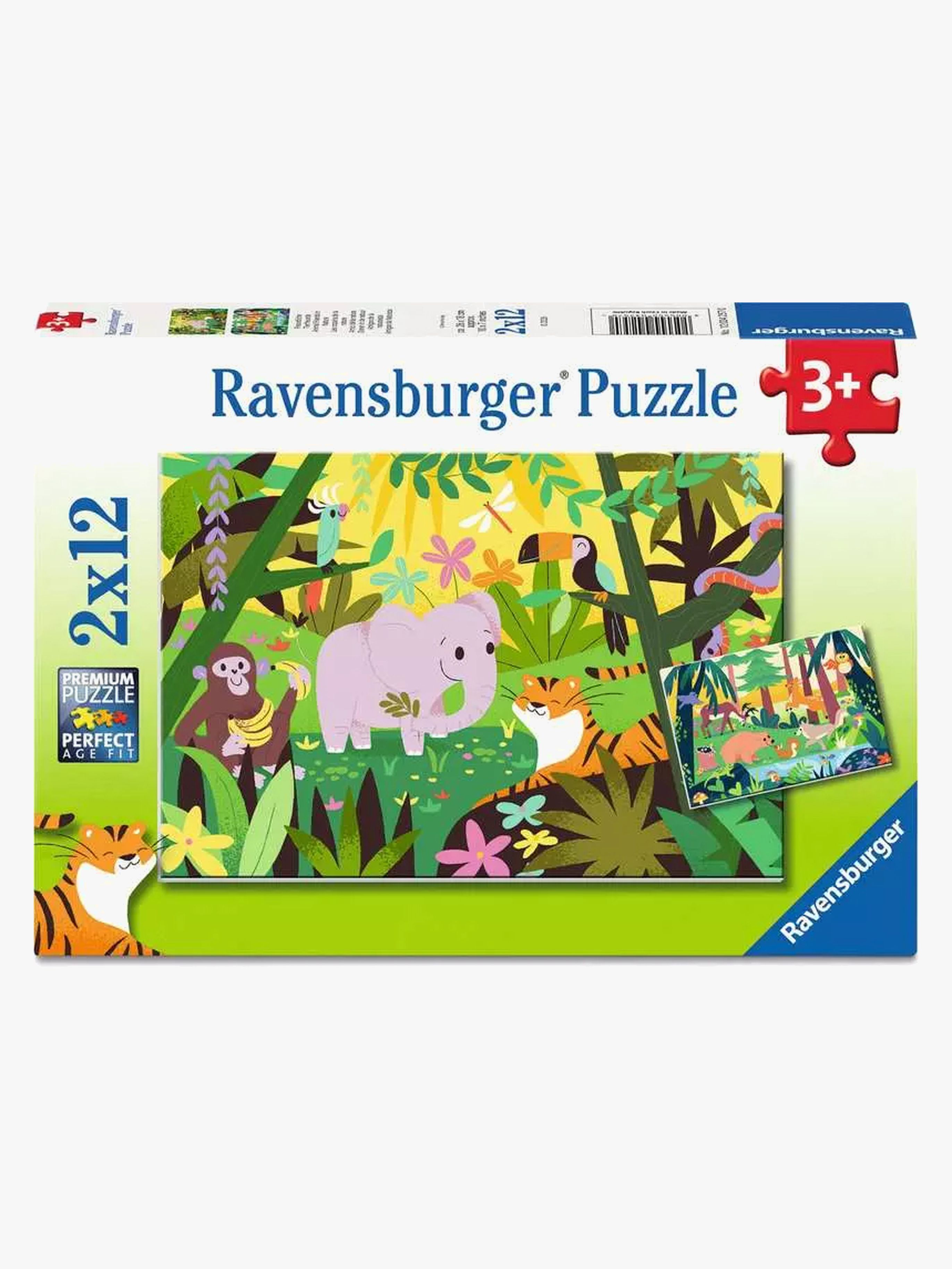 Ravensburger Puzzle Little Explorers 2x12 Teile