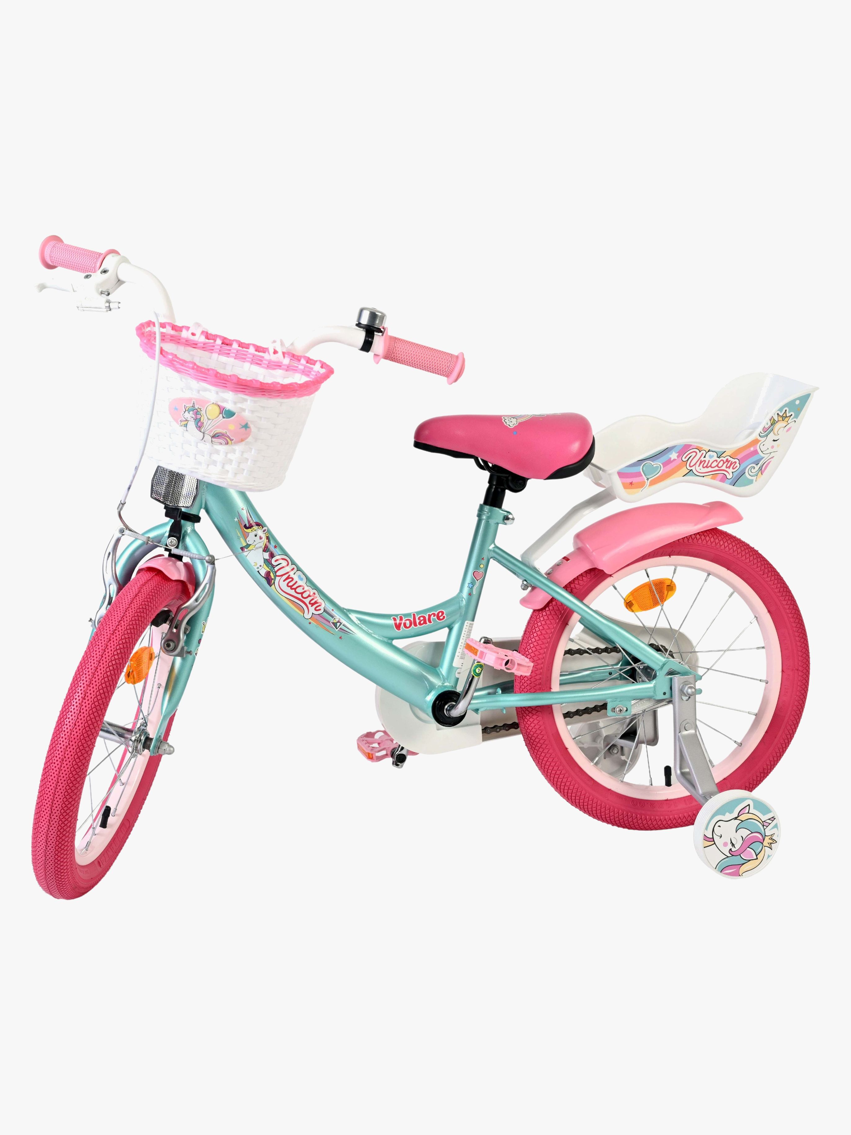 Volare Unicorn Kinderfahrrad 16 Zoll, Grün