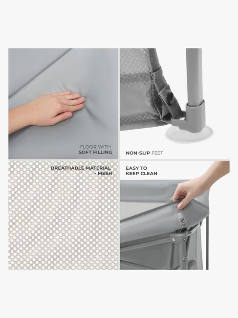 Kinderkraft ZIKI Laufgitter, Grey