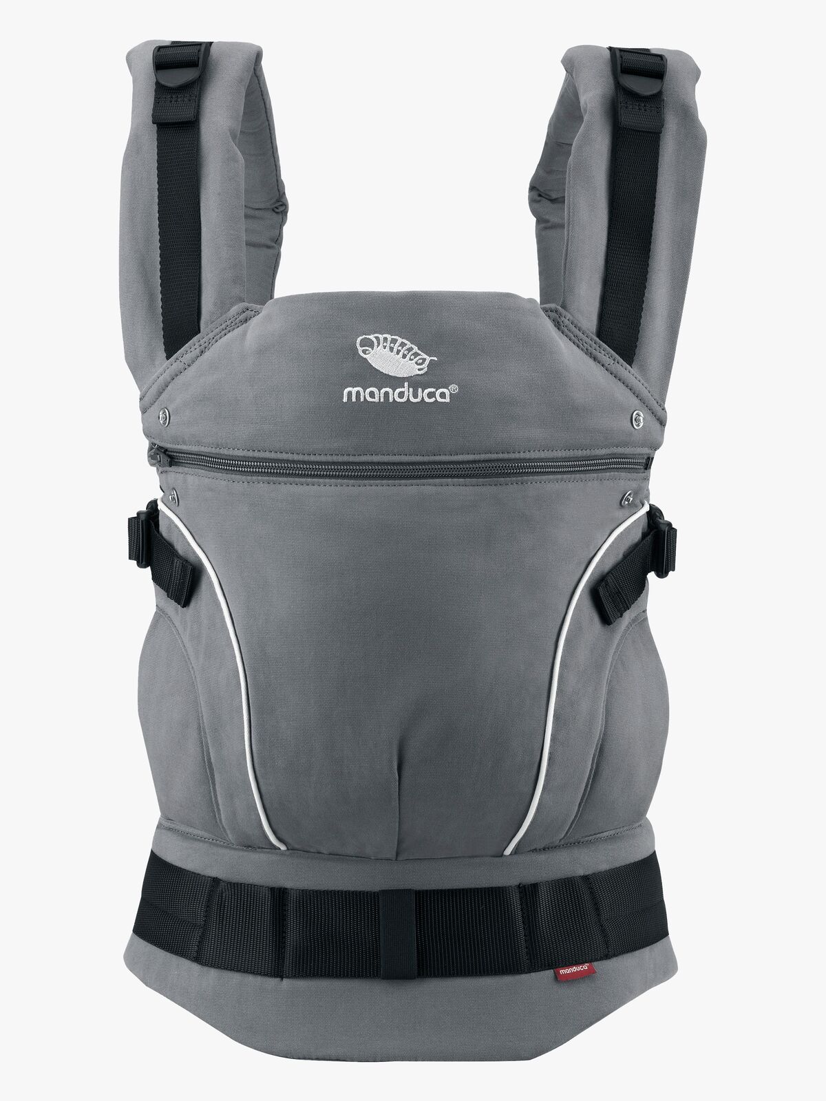 Manduca First PureCotton Babytrage, Dark Grey