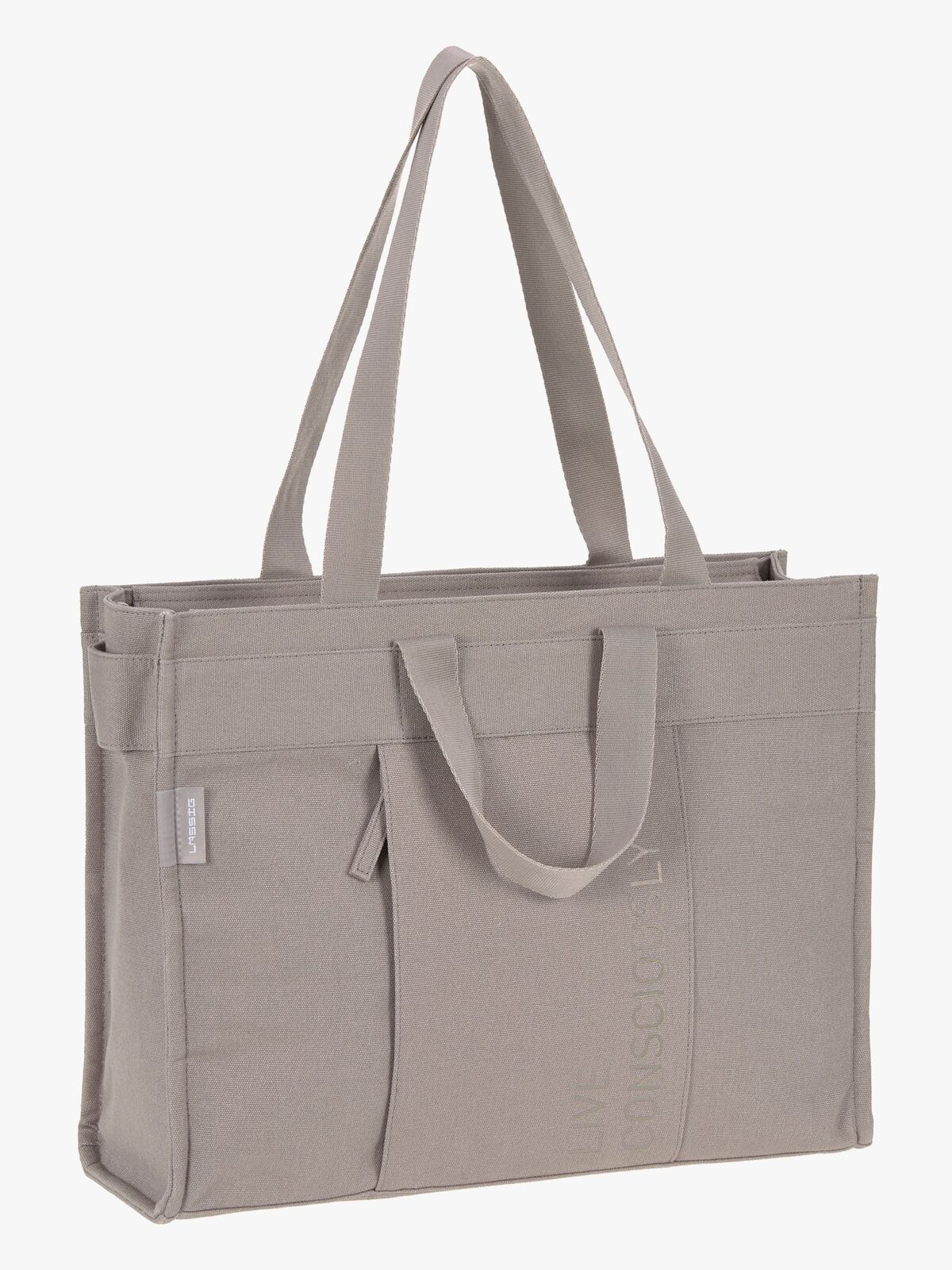 Lässig Tote Wickeltasche, Taupe