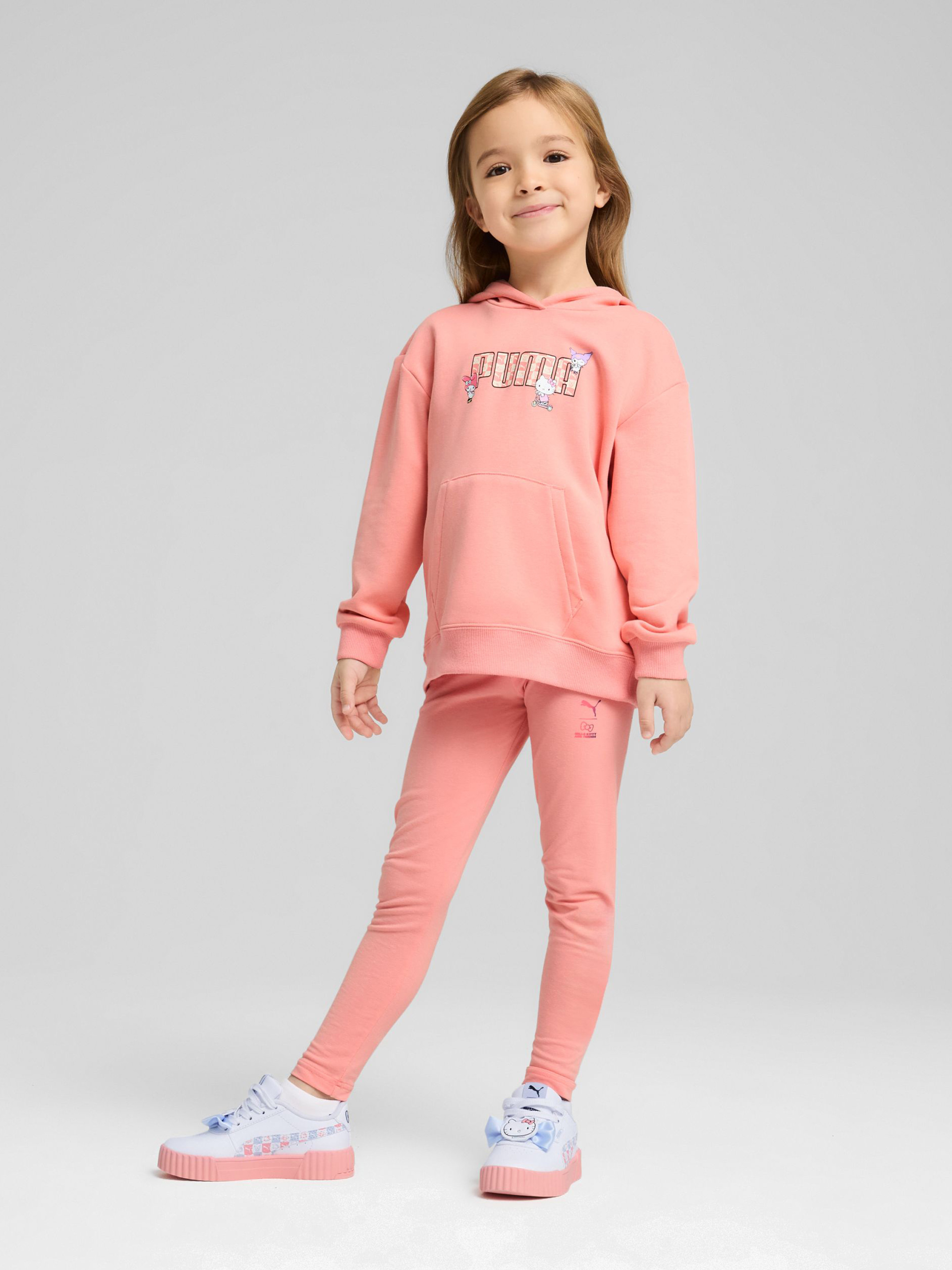 Puma Hello Kitty Kapuzenpullover, Rosa, 104