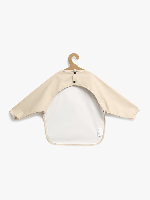 Beemoo CARE Bib Langärmliges Lätzchen, Beige