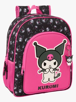 Hello Kitty Kuromi Small Rucksack 15L, Rosa-schwarz