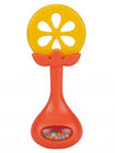Babyono Ortho Beißspielzeug mit Rassel Orange