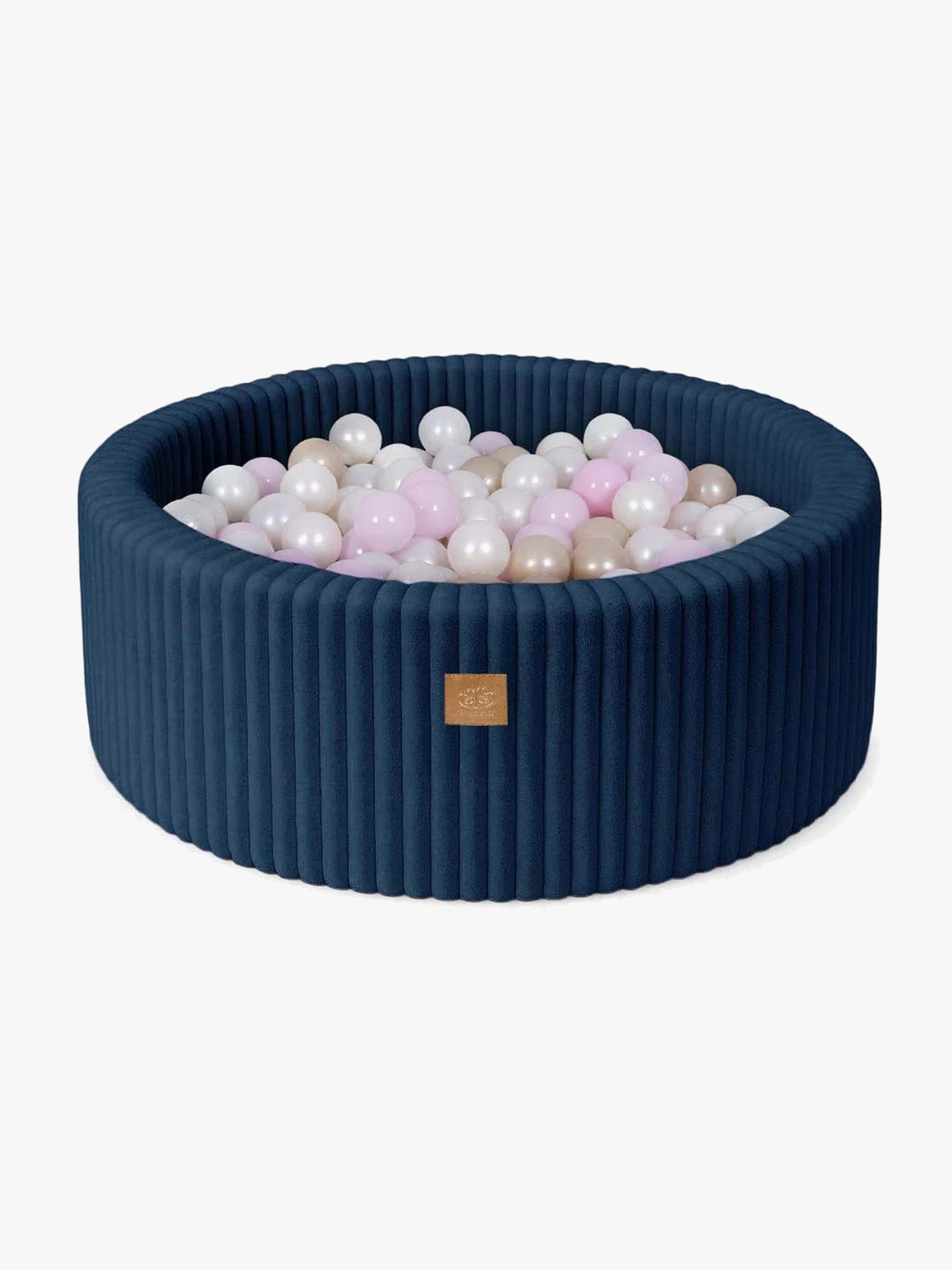 MeowBaby Churros Bällebad Midnight Blue, Pink/Gold
