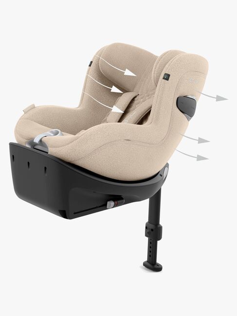 Cybex Sirona Ti i-Size Plus Kindersitz, Cozy Beige