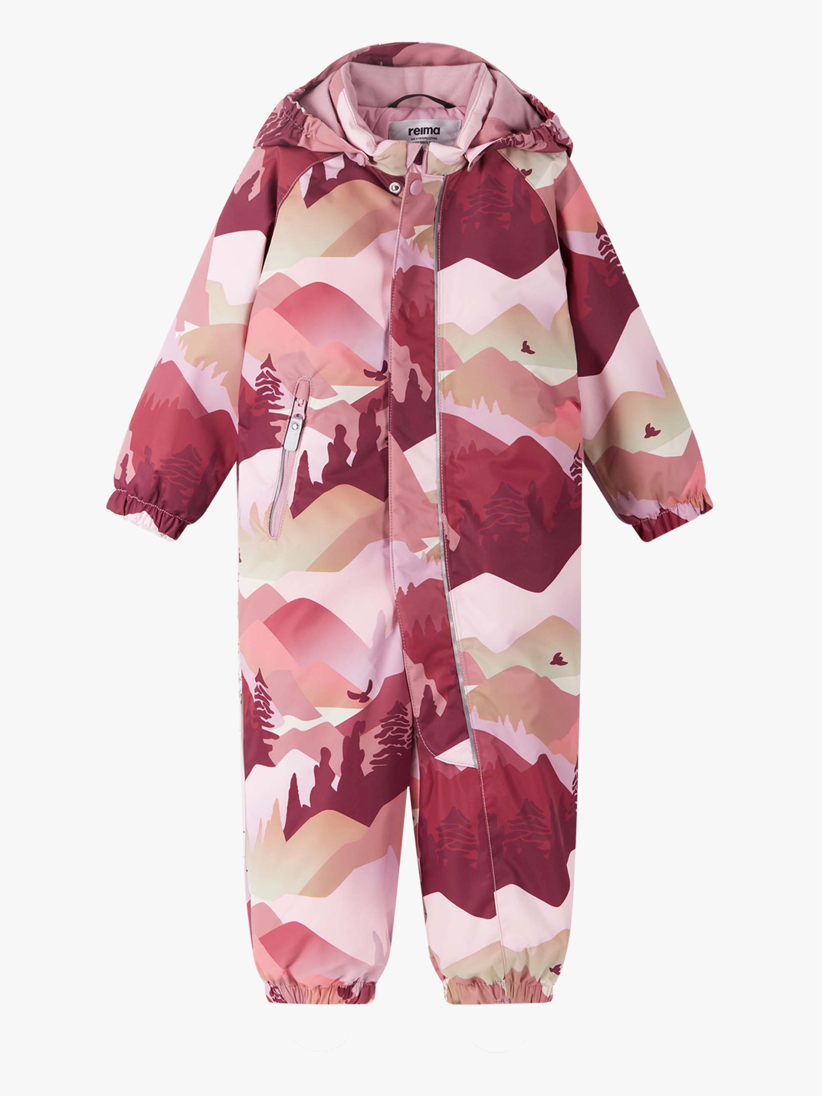 Reima Puhuri Baby Schneeanzug, Grey Pink, 98